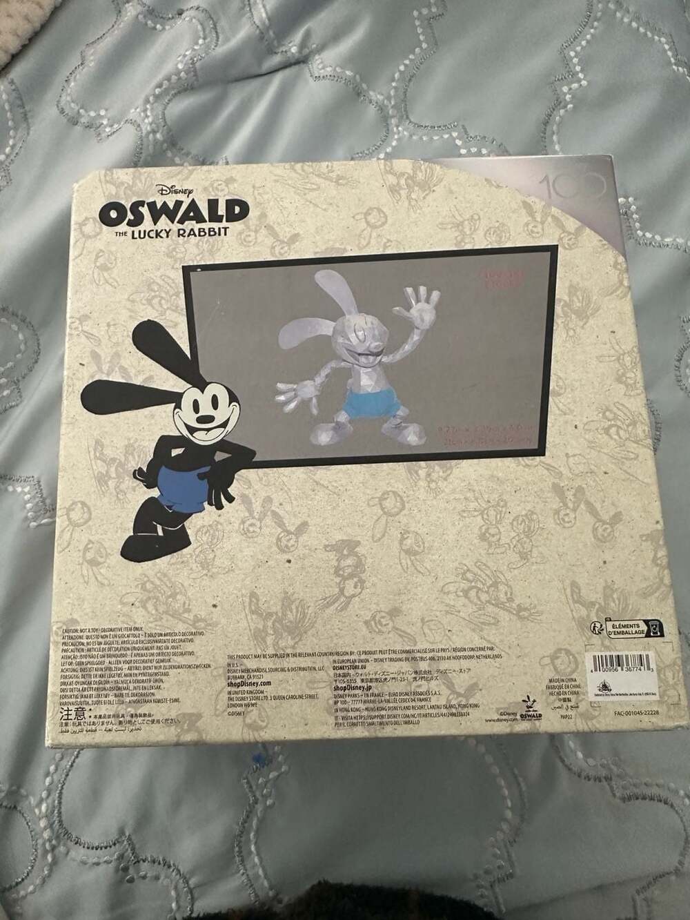 Disney 100th Anniversary Oswald the Lucky Rabbit 95th Anniversary Geometric Crys - Picture 2 of 4